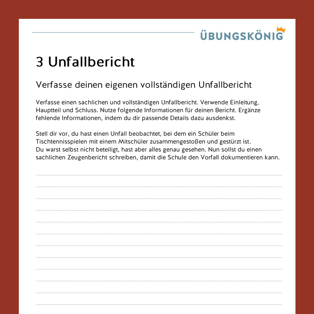 Deutsch, 5. & 6. Klasse: Aufsätze schreiben - Teil 2