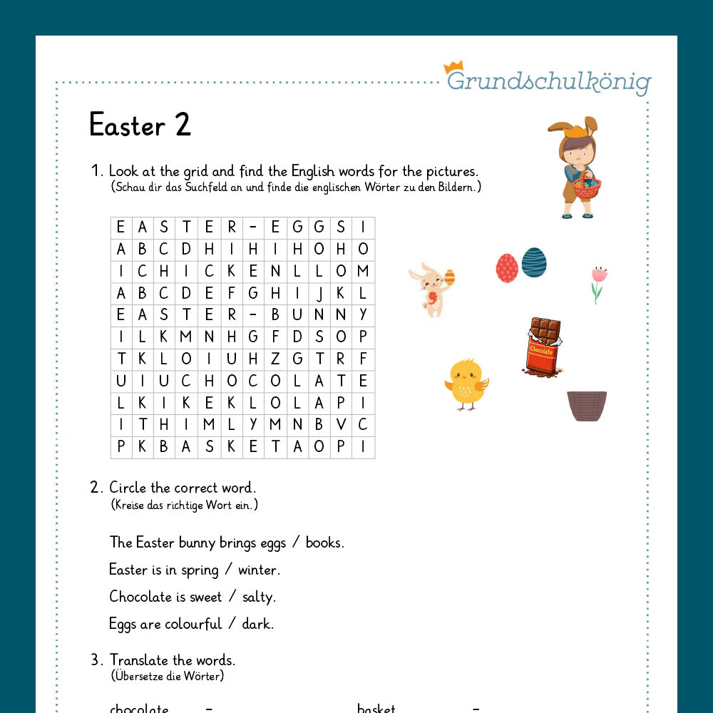 Königspaket: Easter (Englisch, 3. & 4. Klasse)