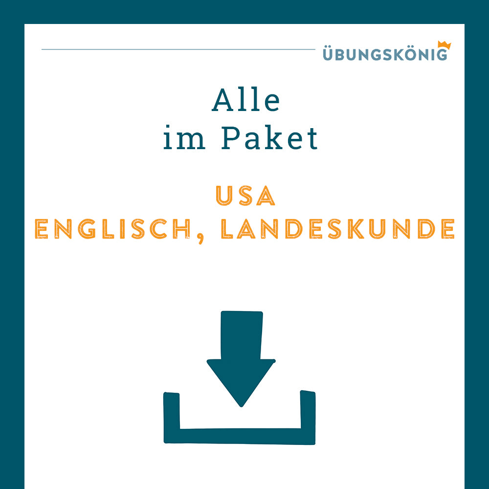 Königspaket: Englisch, USA (Landeskunde)