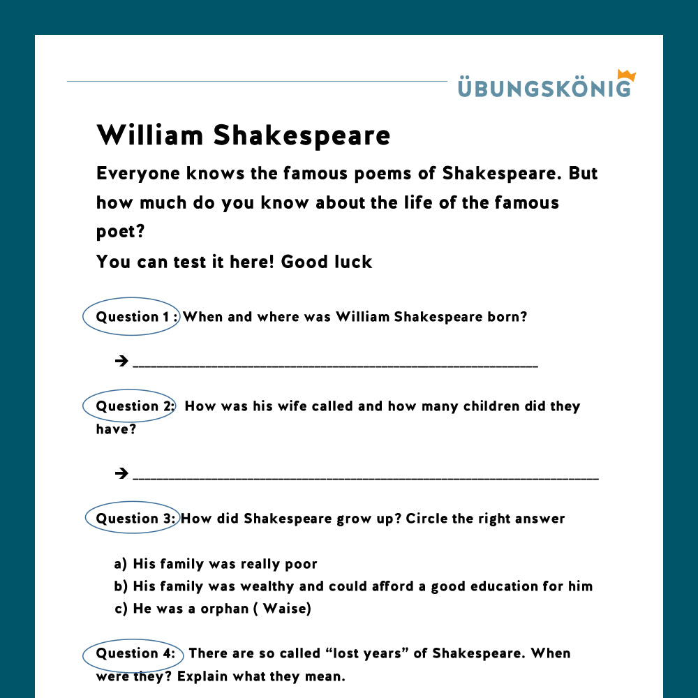 Königspaket: Englisch, Shakespeare (Literatur)