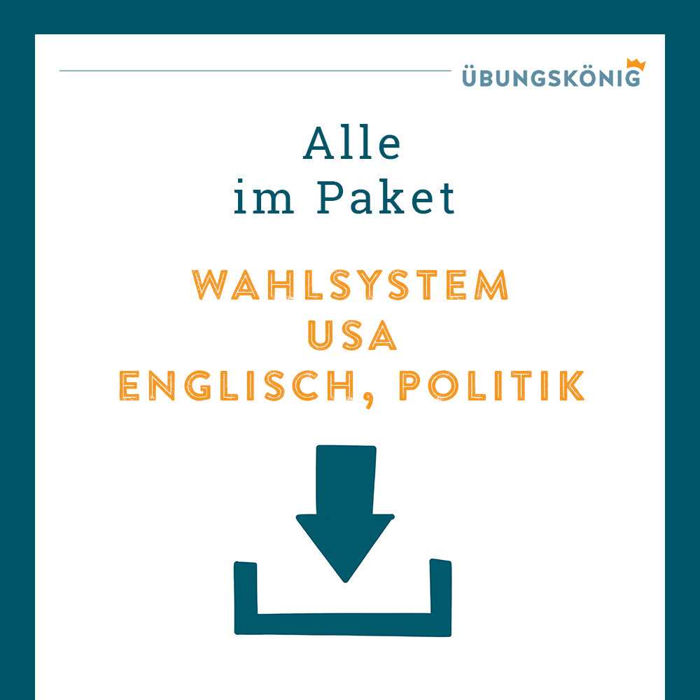 Königspaket: Englisch, System USA (Politik)