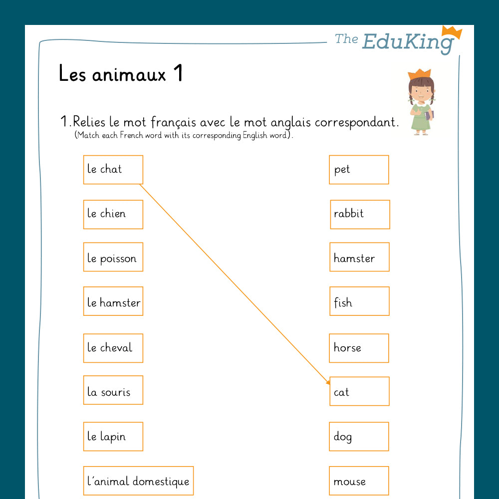 Master Bundle: Les animaux / Animals (French for Elementary School)