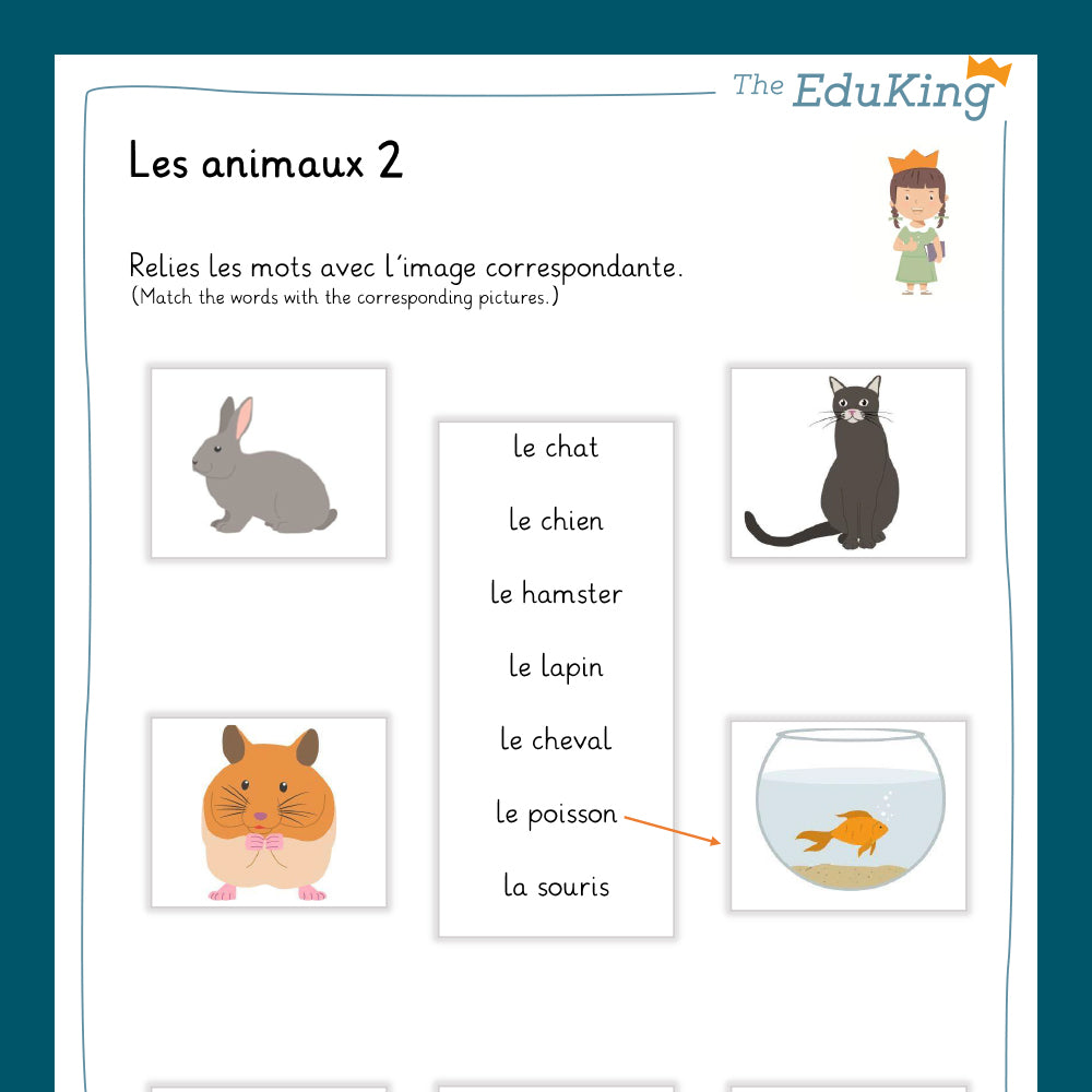 Master Bundle: Les animaux / Animals (French for Elementary School)