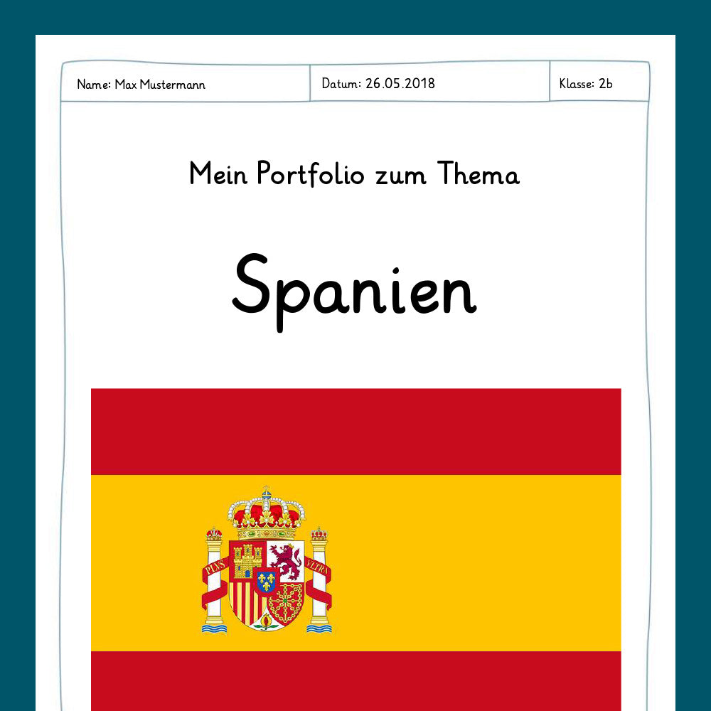 Portfolio (Sachkunde, 3. & 4. Klasse)