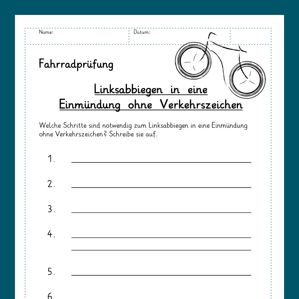 Königspaket: Fahrradprüfung (Sachkunde, 3. & 4. Klasse)