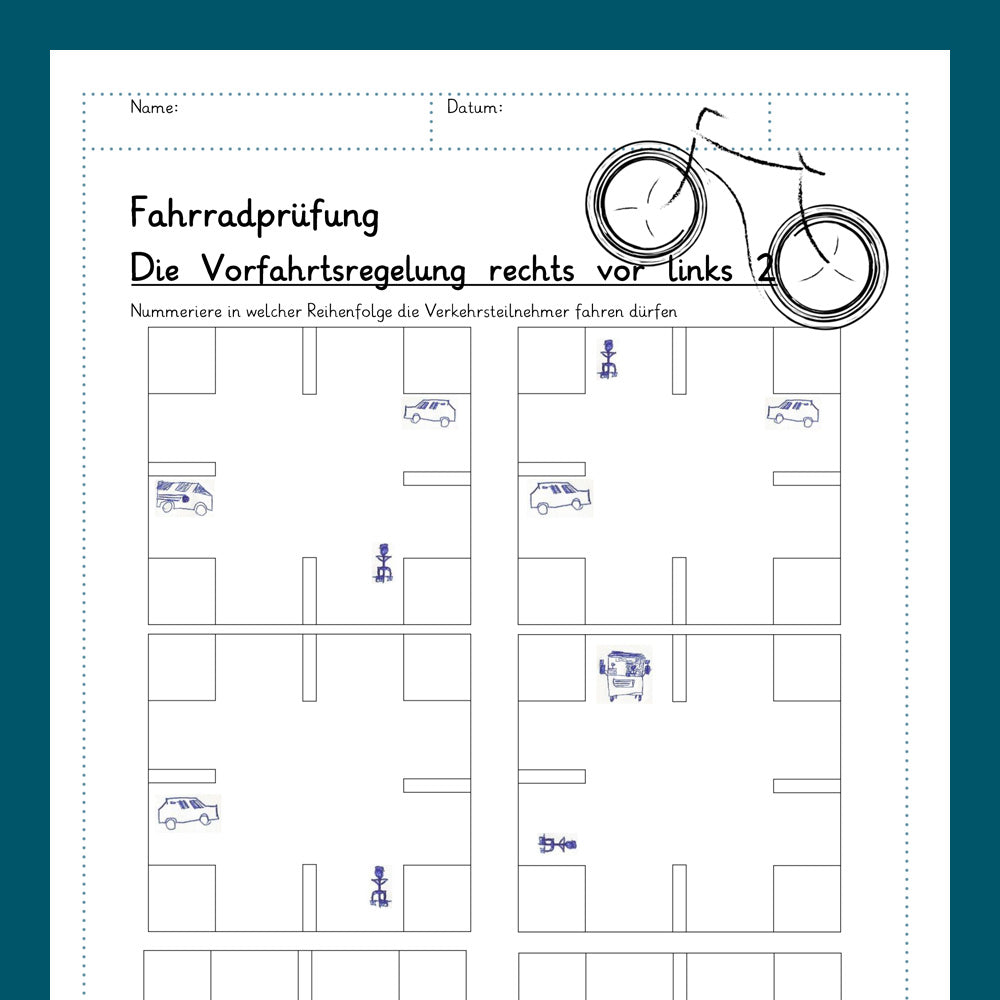 Königspaket: Fahrradprüfung (Sachkunde, 3. & 4. Klasse)