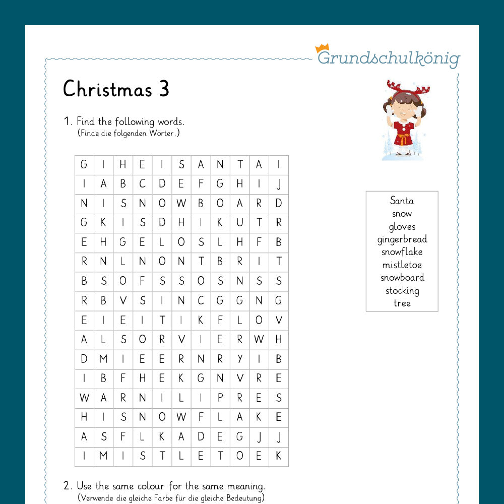Königspaket: Christmas - Weihnachten (Englisch 3. & 4. Klasse)