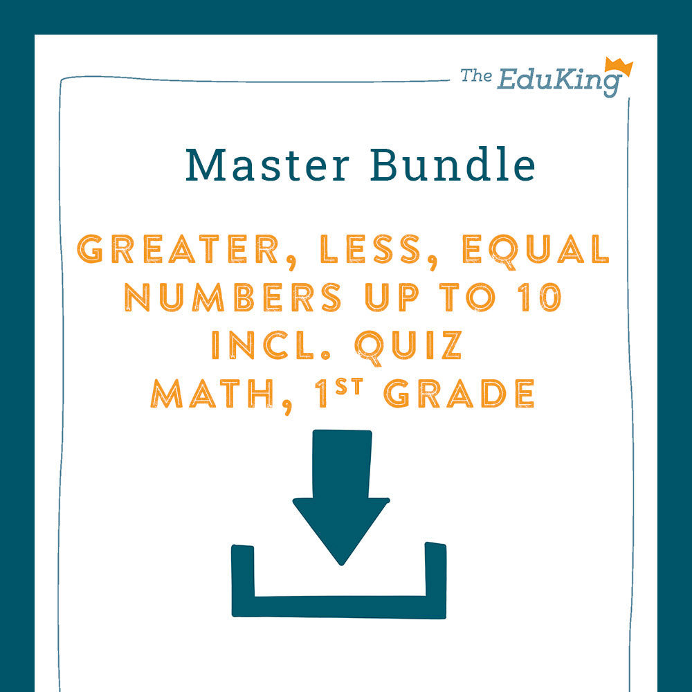 Master Bundle: Greater, Less, or Equal - in a Number Range up to 10