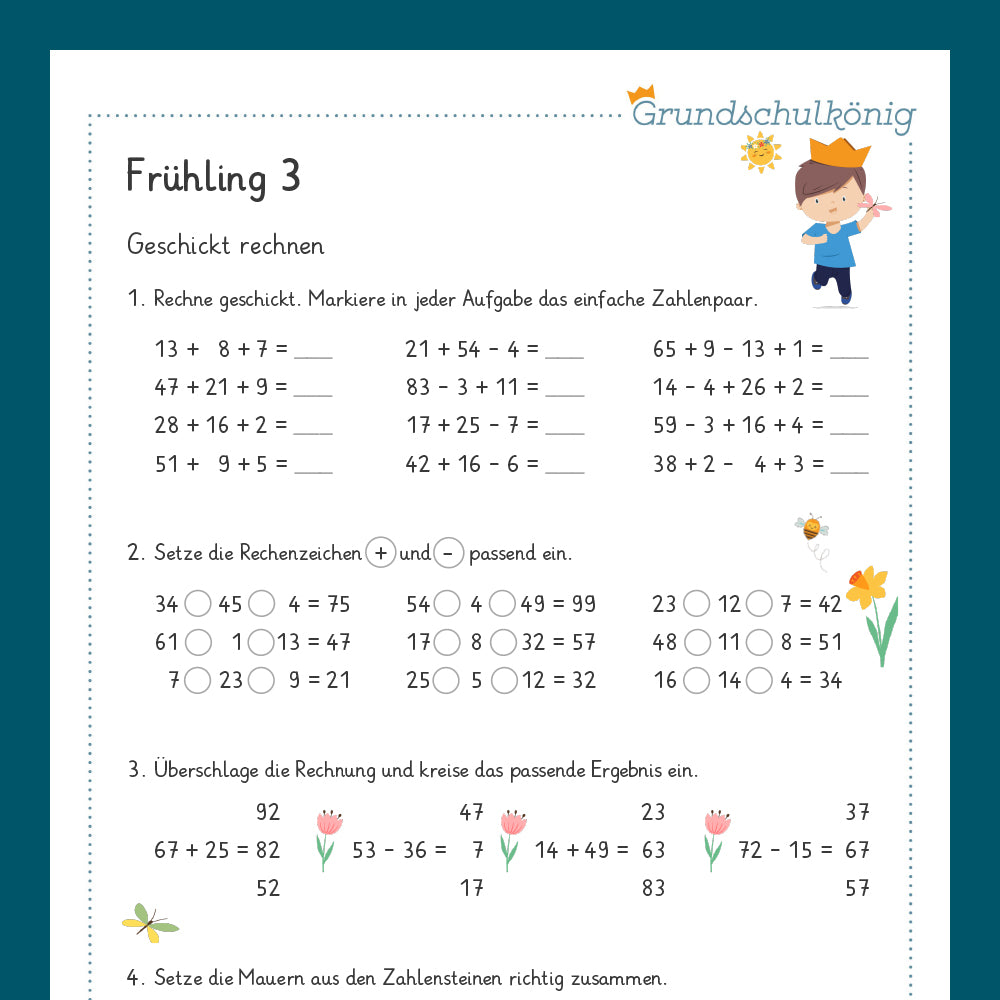 King's Package: Spring (Math, 2nd Grade)