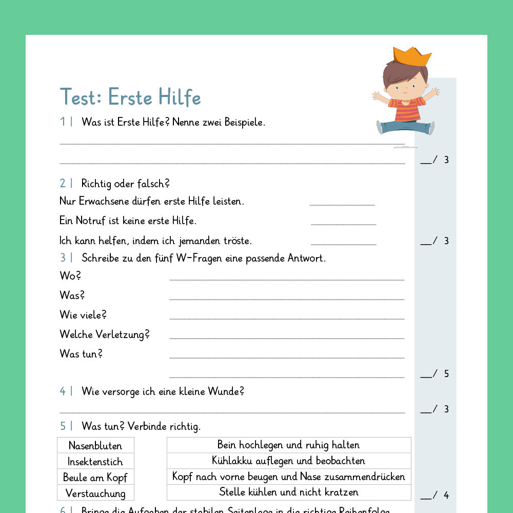 King package: First Aid (expertise) - including test