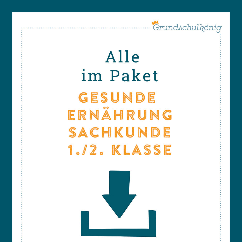 Königspaket: Gesunde Ernährung (Sachkunde)