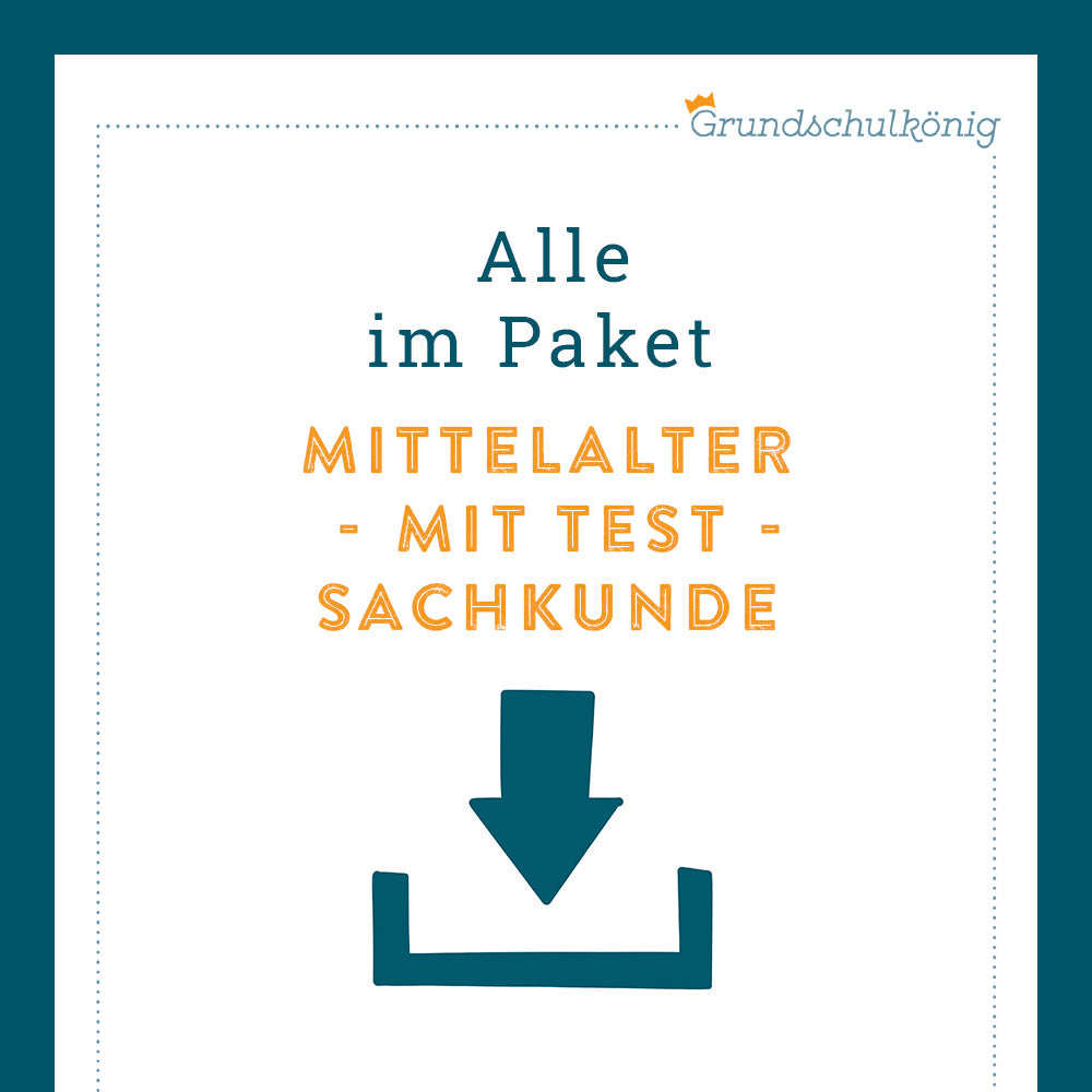 Königspaket: Mittelalter (Sachkunde) - inklusive Test