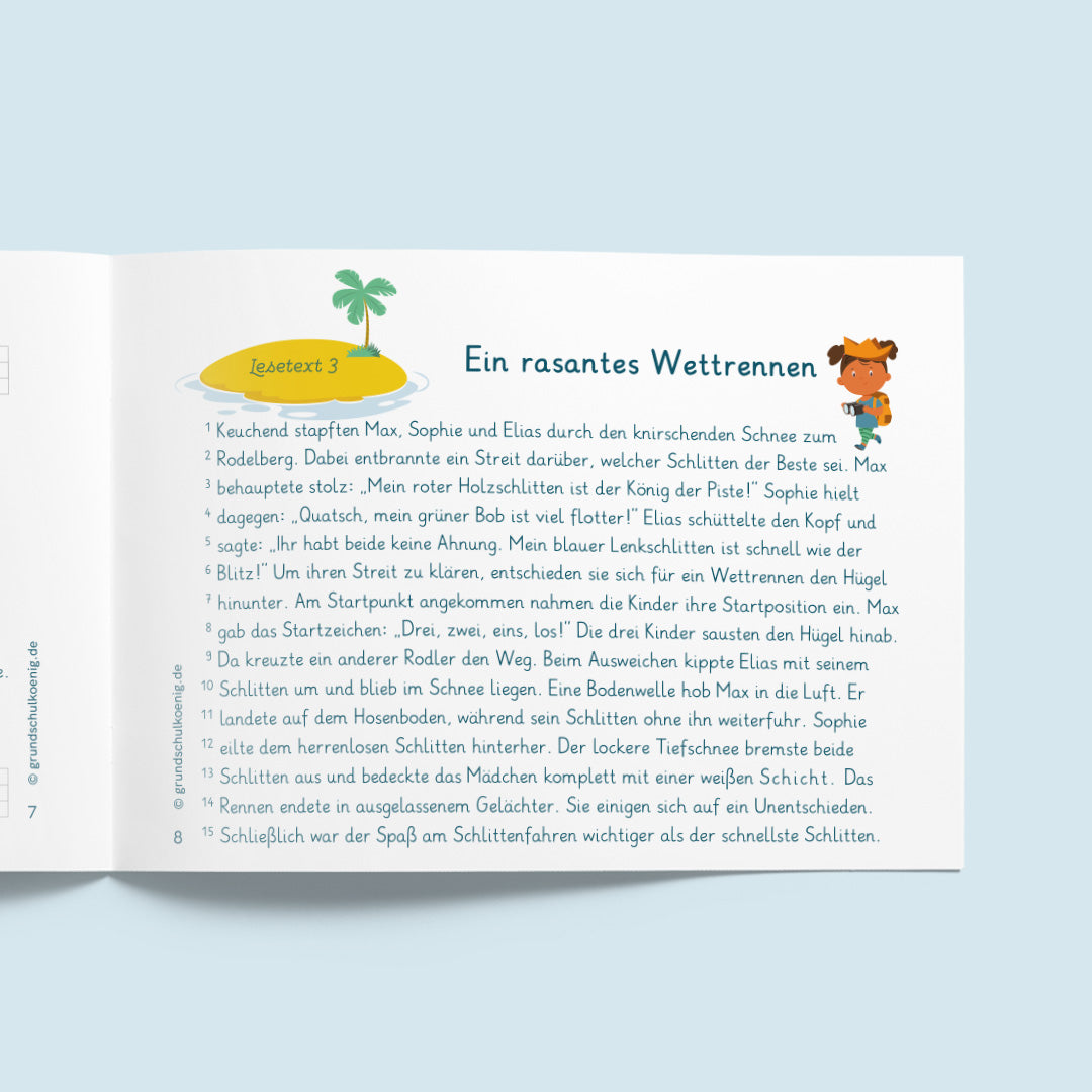 Lerninsel - Lesen und Verstehen (Deutsch, 2. Klasse)