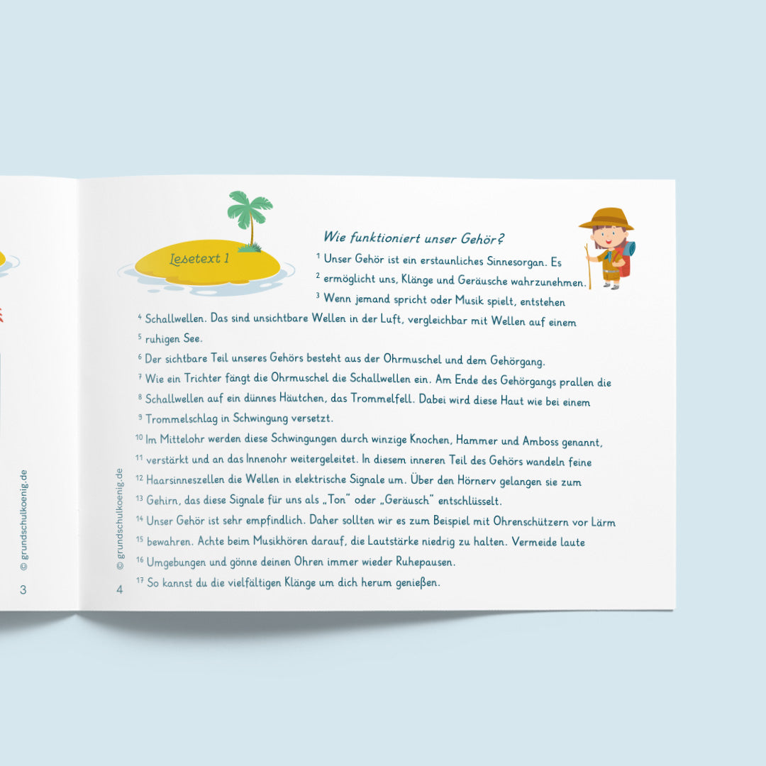 Lerninsel - Lesen und Verstehen (Deutsch, 3. Klasse)