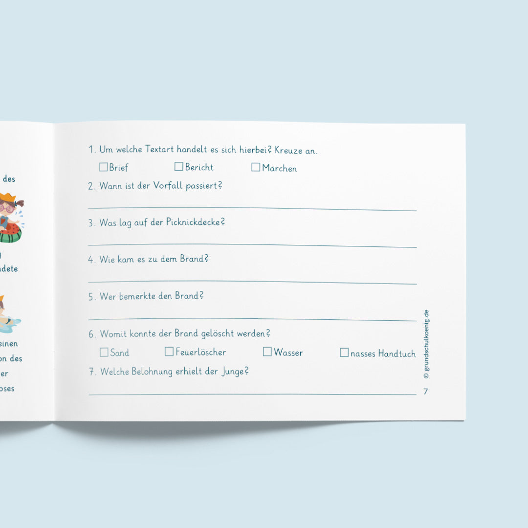 Lerninsel - Lesen und Verstehen (Deutsch, 4. Klasse)