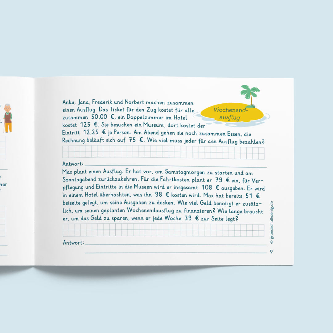 Lerninsel - Größen und Einheiten (Mathe, 4. Klasse)