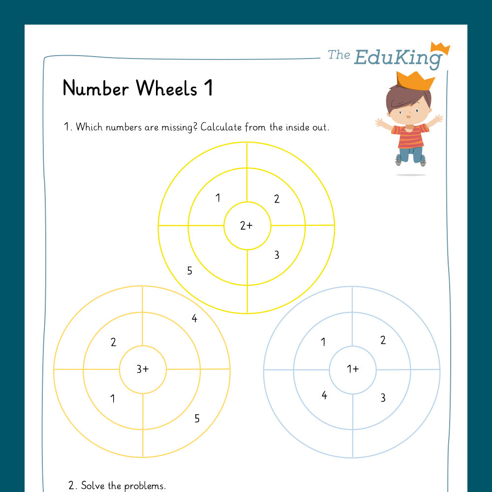 Master Bundle: Number Wheels in the Number Range up to 5