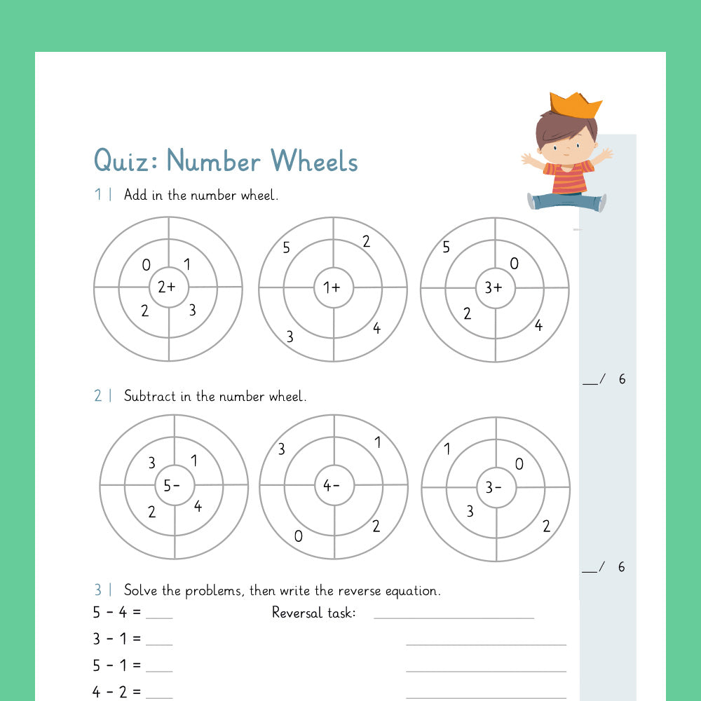 Master Bundle: Number Wheels in the Number Range up to 5