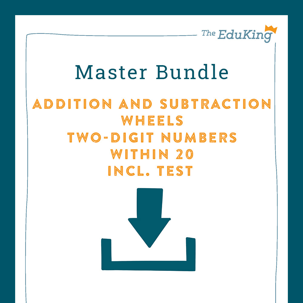 Master Bundle: Addition and Subtractions Wheels with Two Digit Numbers within 20