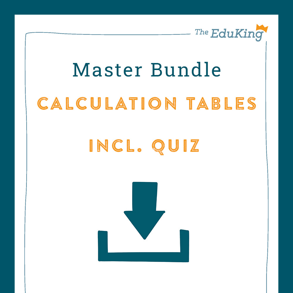 Master Bundle: Calculation Tables - includes Quiz