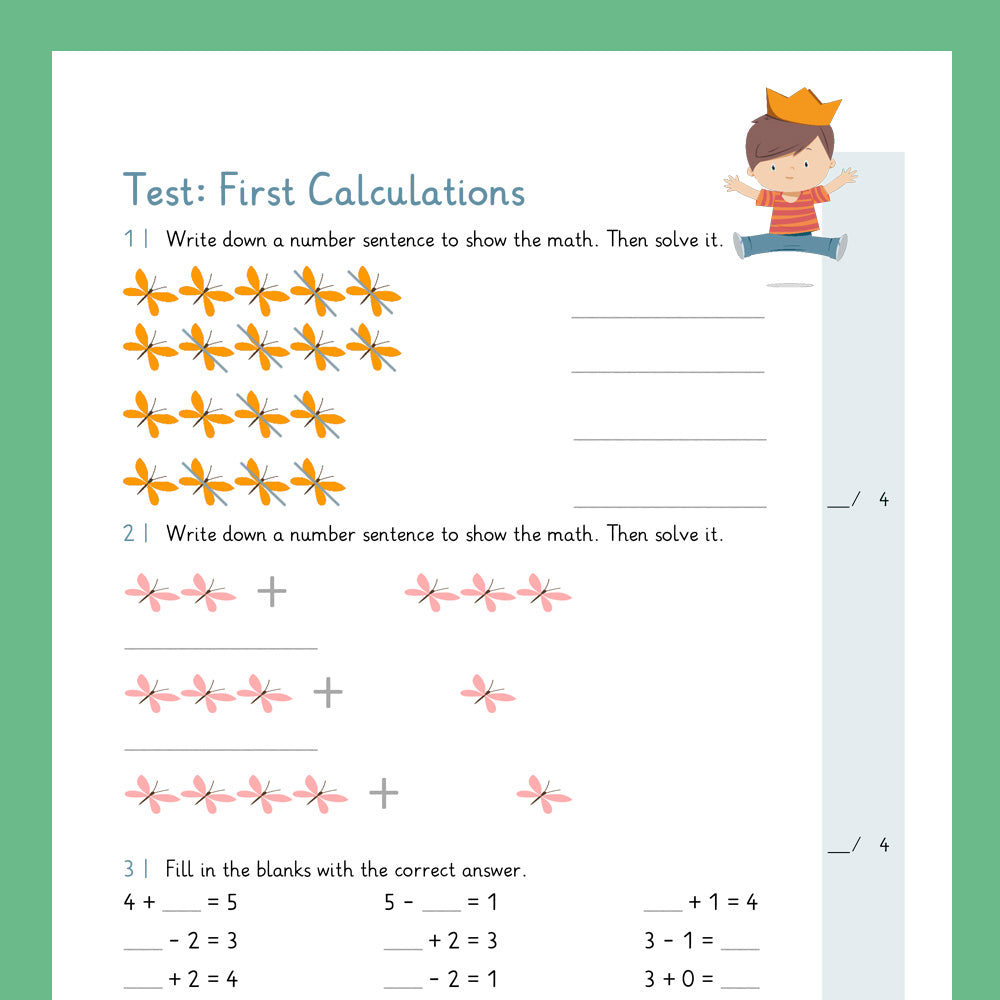 Master Bundle: First Calculations Single-Digit Numbers within 5
