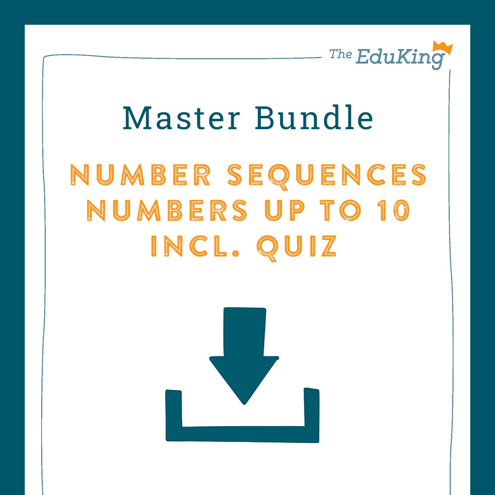 Master Bundle: Number Sequences within 10 - includes Quiz