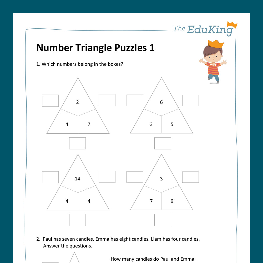 Master Bundle: Number Triangle Puzzles