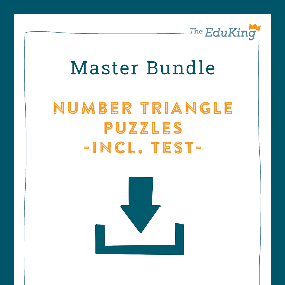 Master Bundle: Number Triangle Puzzles