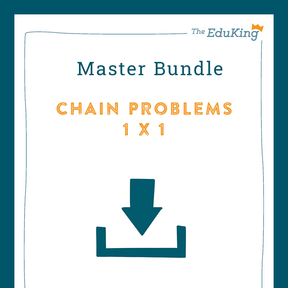 Master Bundle: Chain Problems for the Basic Times Tables