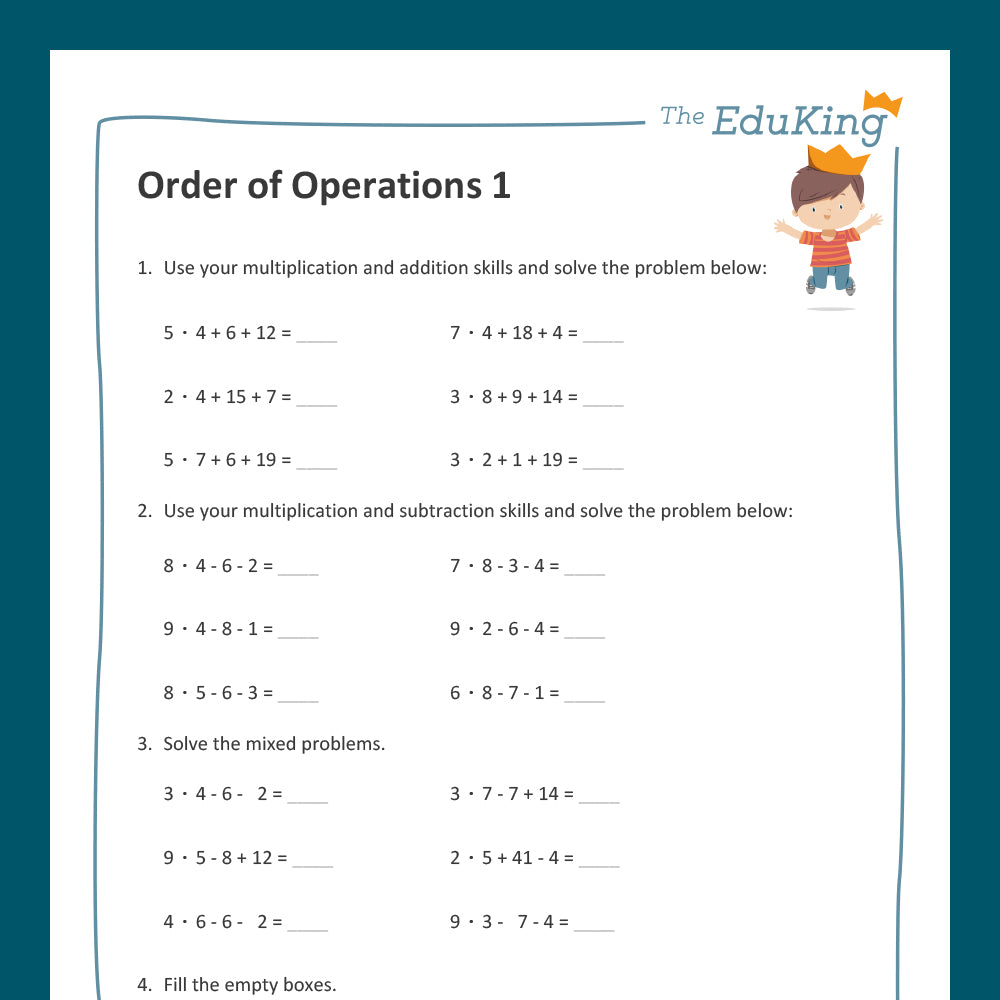 Master Bundle: Order of Operations