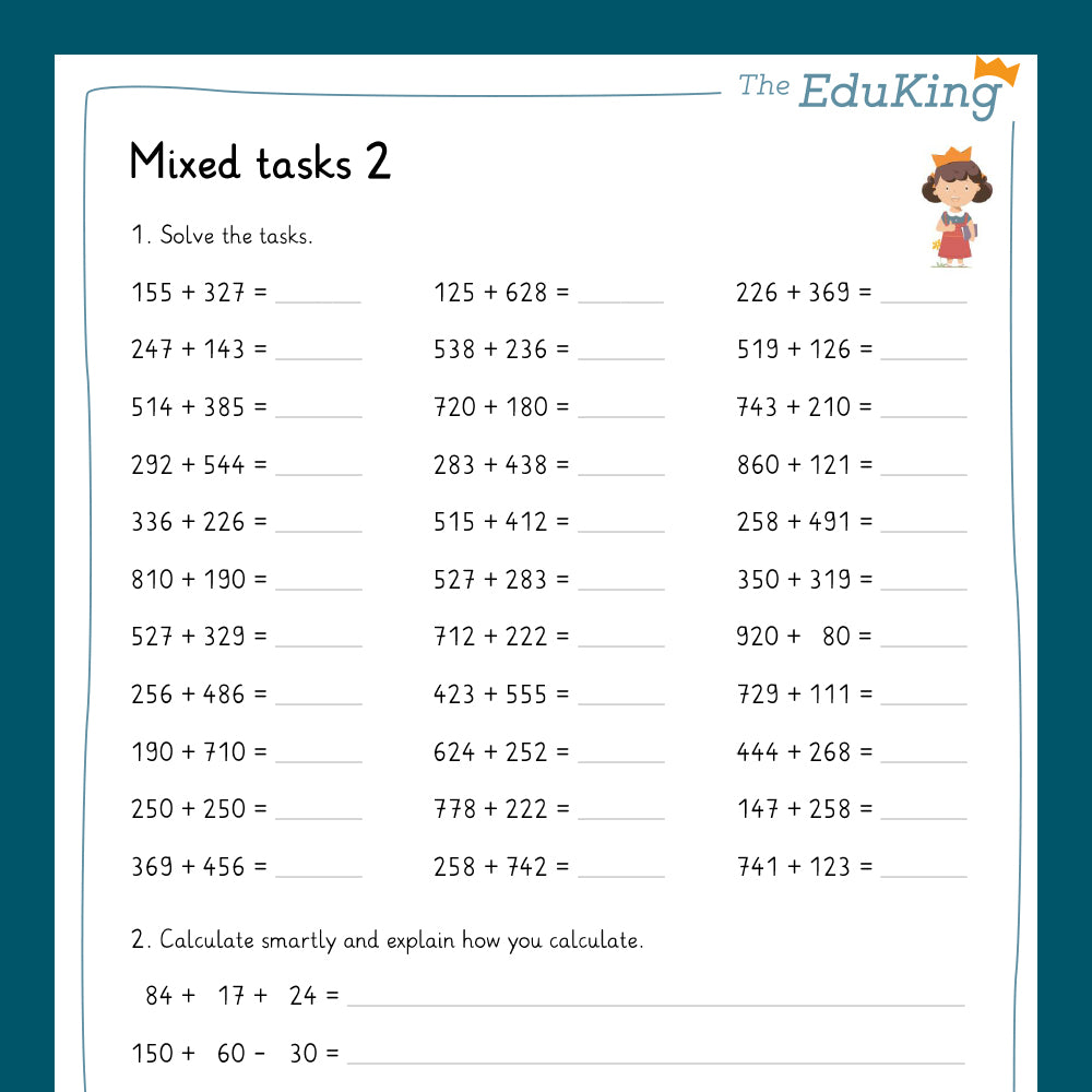 Master Bundle: Mixed Tasks in the Number Range 1,000