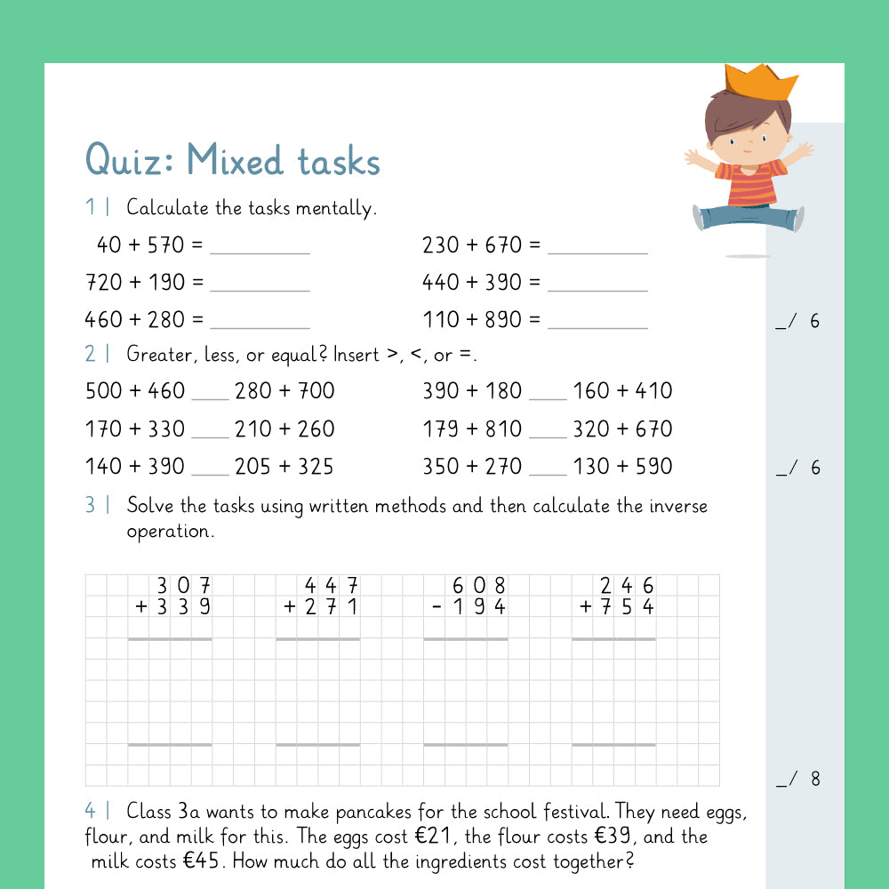 Master Bundle: Mixed Tasks in the Number Range 1,000