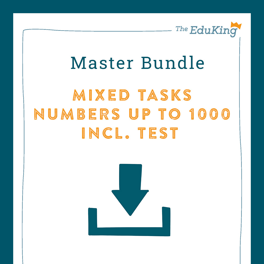 Master Bundle: Mixed Tasks in the Number Range 1,000