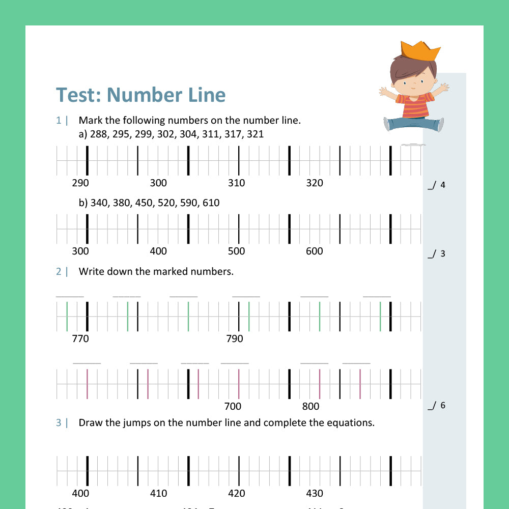 Master Bundle: Number Line (3rd Grade)