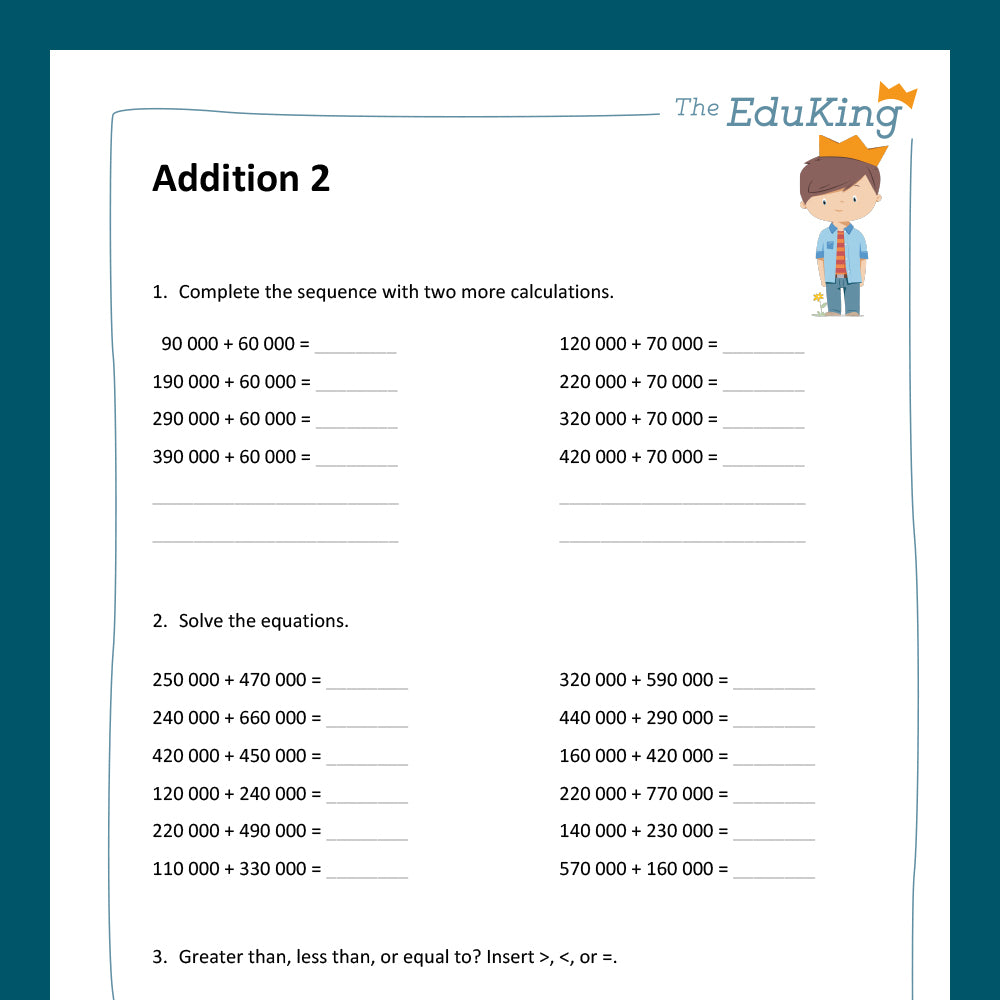 Master Bundle: Addition, 6-Digit Numbers