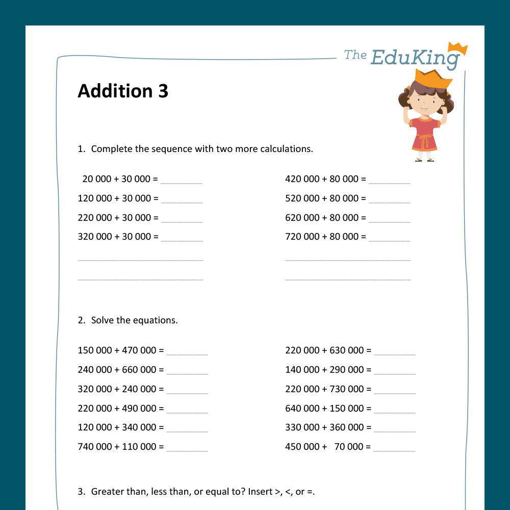 Master Bundle: Addition, 6-Digit Numbers