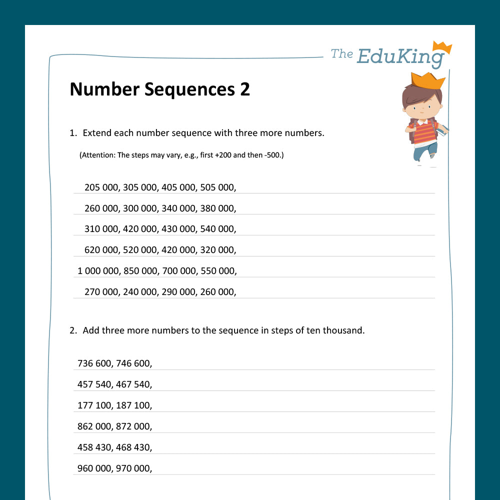 Master Bundle: Number Sequences, 6-Digit Numbers