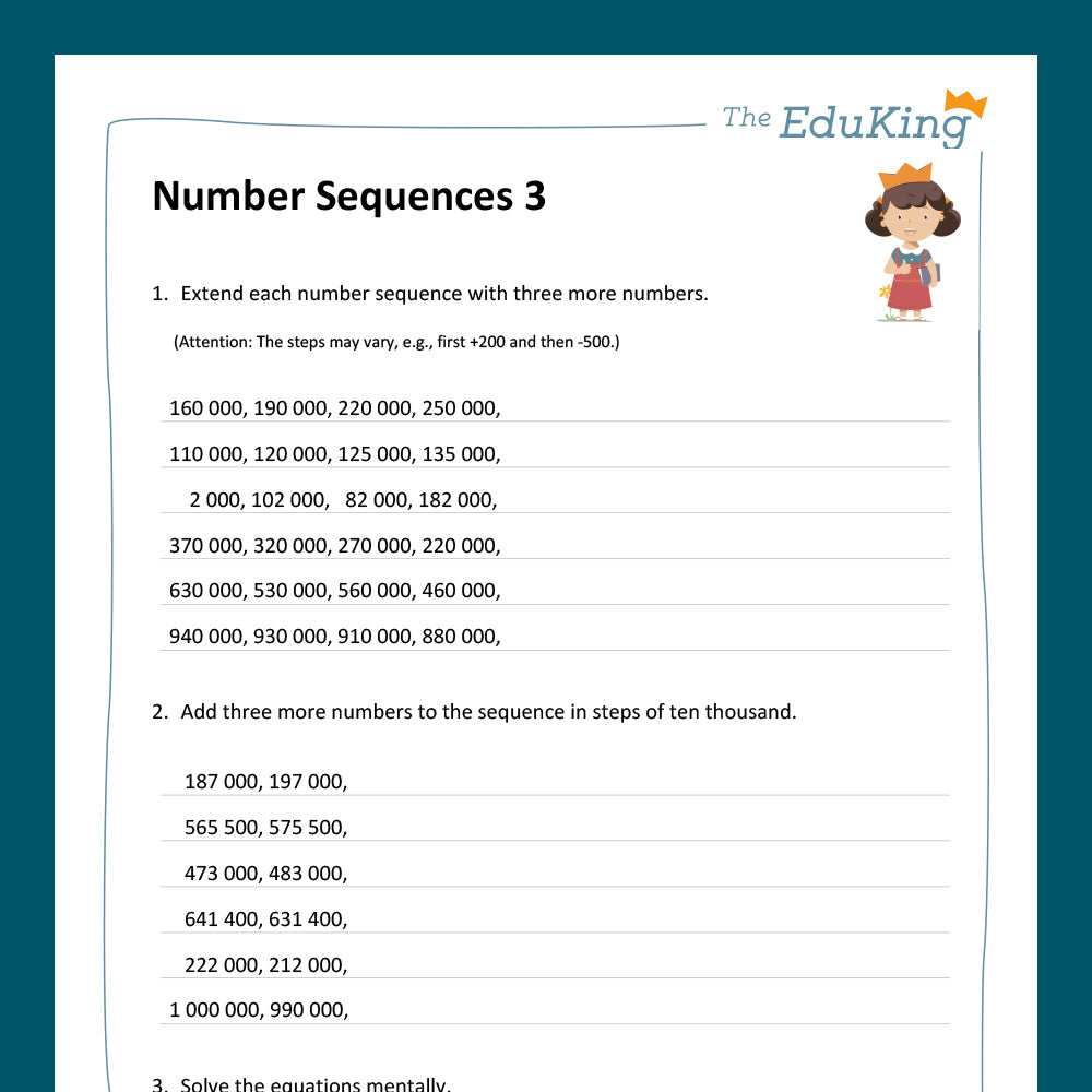 Master Bundle: Number Sequences, 6-Digit Numbers