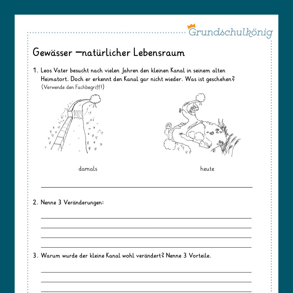 Königspaket: Gewässer (Sachkunde)