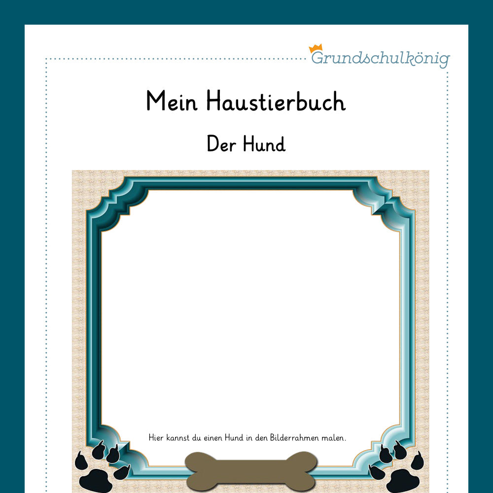 Königspaket: Haustierbuch (Sachkunde)