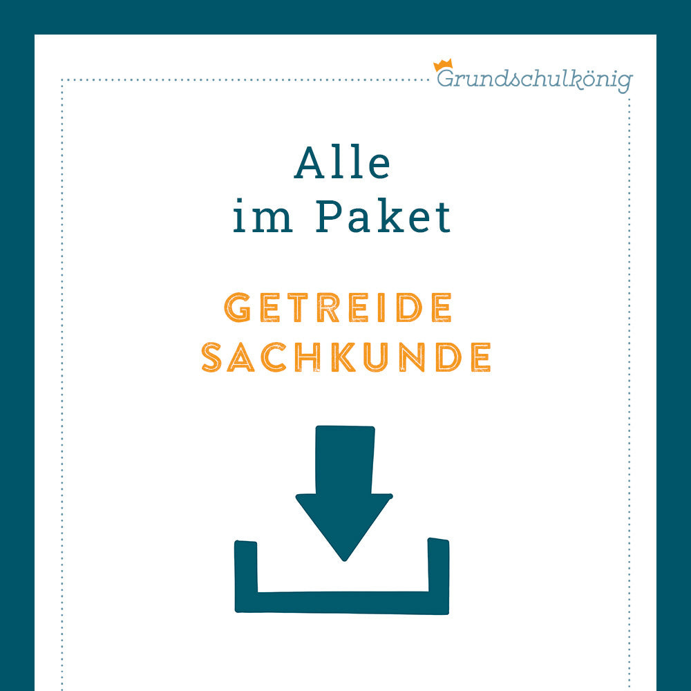 Königspaket: Getreide (Sachkunde) - mit Tests