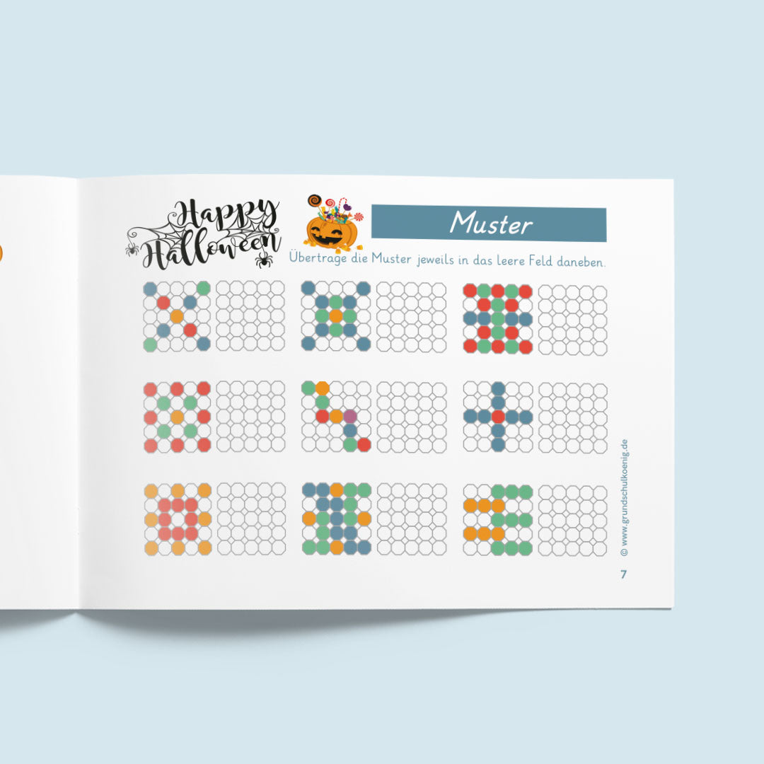 Freiarbeitsheft für die Vorschule: Halloween