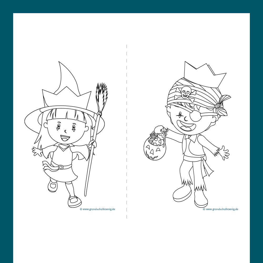 Ausmalheft Grundschulkoenige