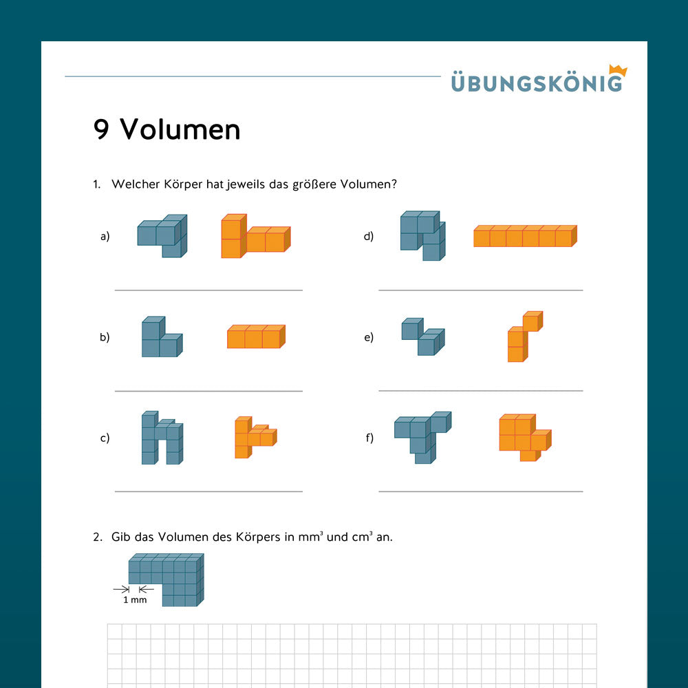 Mathe, 6. Klasse: Wiederholung des Jahresstoffs 1