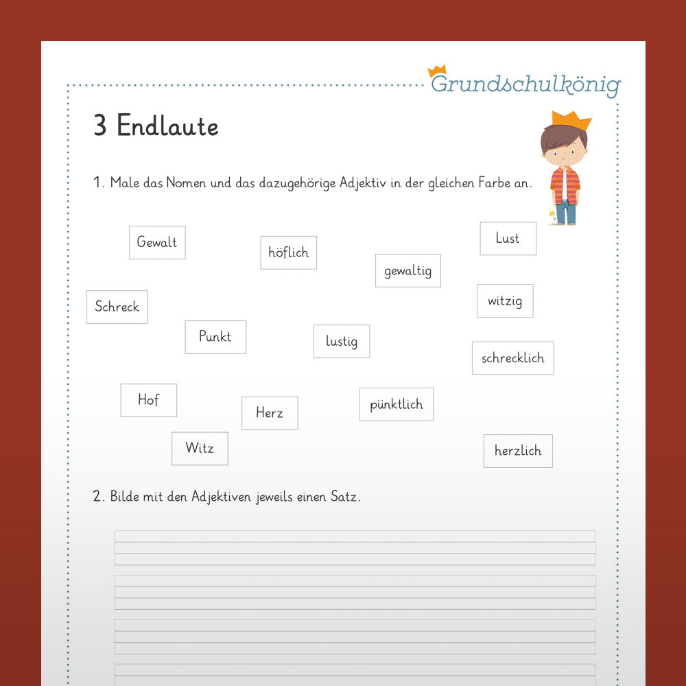 Deutsch, 1. & 2. Klasse: Sammlung zur Rechtschreibung - Teil 1