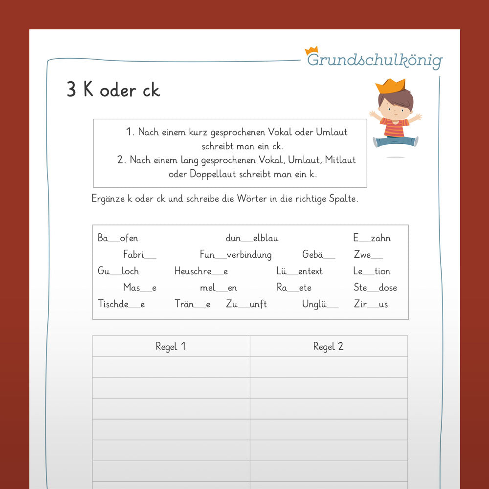 Deutsch, 3. & 4. Klasse: Sammlung zur Rechtschreibung - Teil 2