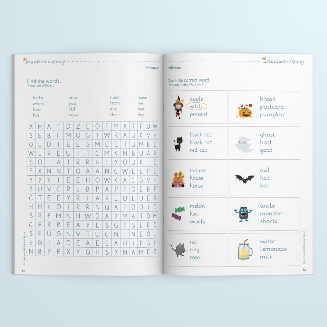 English with a lot of fun: Come to my Halloween Party - workbook