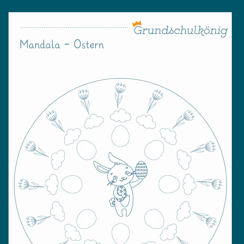 Königspaket: Mandalas "Ostern" (ab der Vorschule)