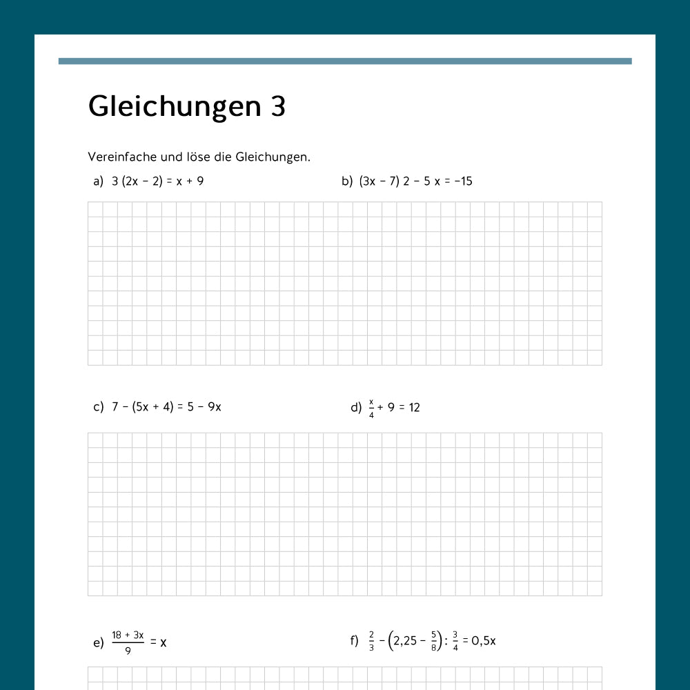 King's Package: Transforming Equations (Math, Grade 7)