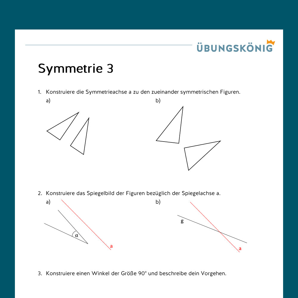 King's Package: Symmetry (Math, 7th Grade)